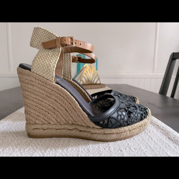 Tory Burch Espadrille Wedges - Picture 2 of 5